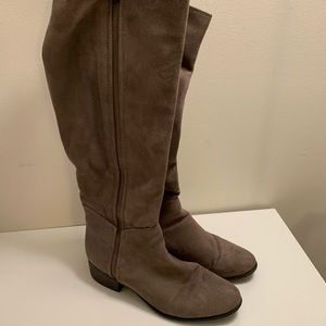 Target Grey Suede Boots